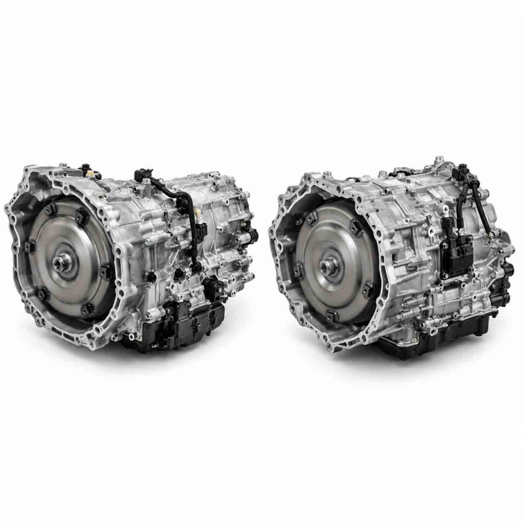 Toyota U660E and U760E automatic transmissions-on-a white-backgroun-