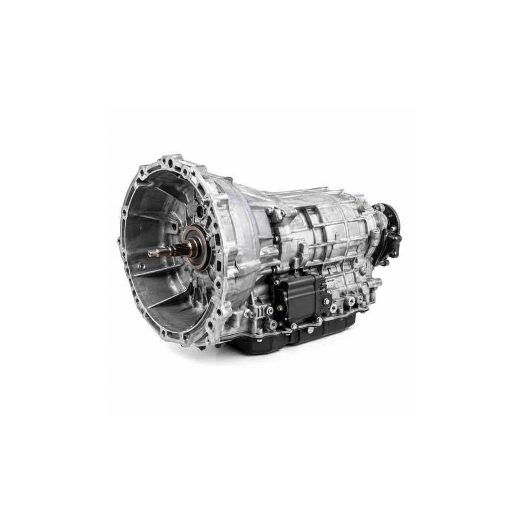 ZF 6HP 6-speed automatic transmission gearbox on white background